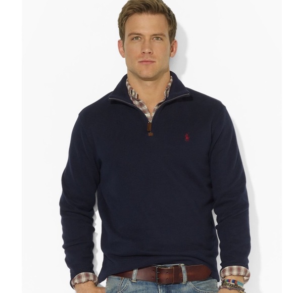ralph lauren zip neck